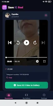 SaveIG Reel Downloader screenshot