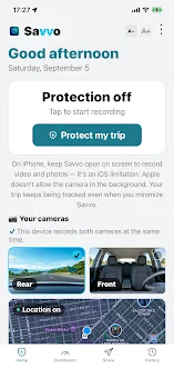 Savvo: Cloud Dashcam & GPS screenshot