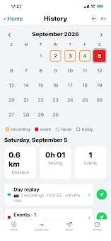 Savvo: Cloud Dashcam & GPS screenshot