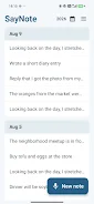 SayNote screenshot