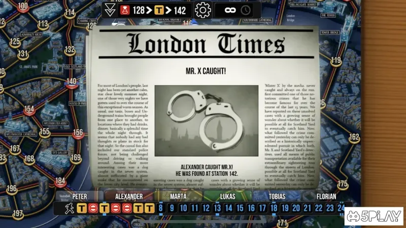 Scotland Yard screenshot 2