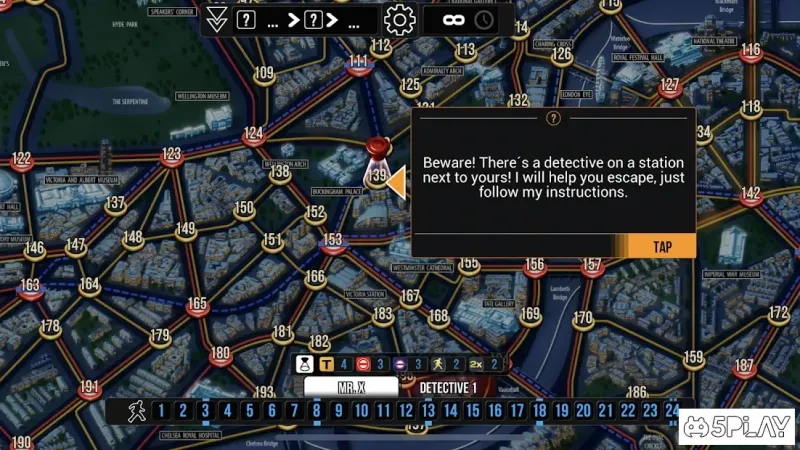Scotland Yard screenshot 3