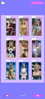 Sexy Girls Card Collect Battle screenshot