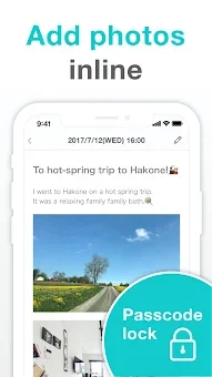 Simple Diary Journal with Lock screenshot