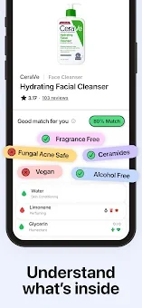 SkinSort - Skincare Scanner screenshot