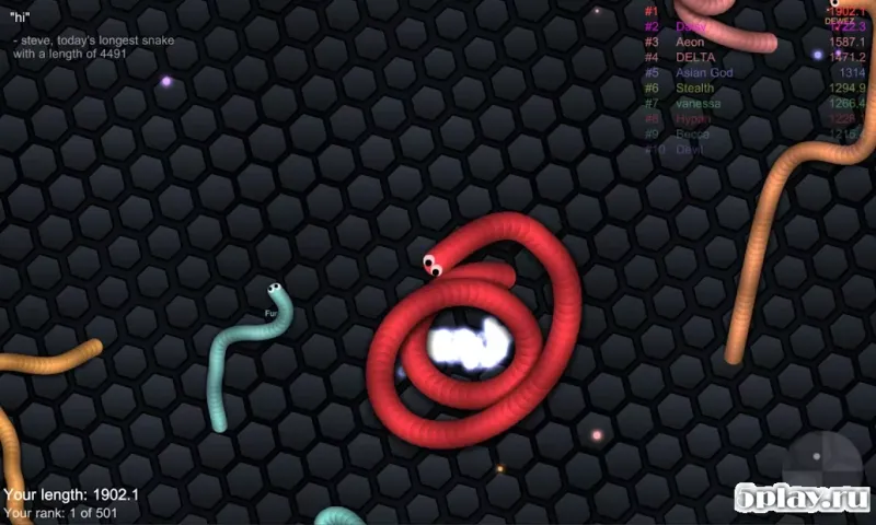 Slither io screenshot 4