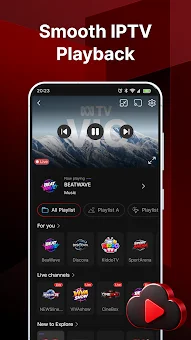 Smart IPTV Playlist Player screenshot