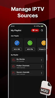 Smart IPTV Playlist Player screenshot