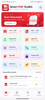 Smart PDF: Scanner & Toolkit screenshot