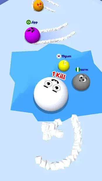 Snow Roll.io 1.2 screenshot 4