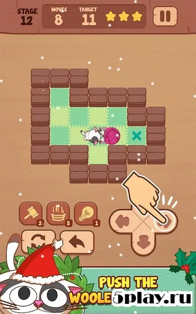 Sokoban Sweet Roll Of Wool - Push Maze Puzzle screenshot 2