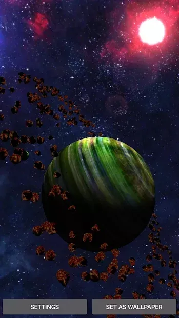 Space Live Wallpaper 3D screenshot 2