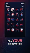Spider icon pack screenshot