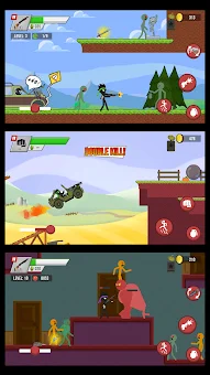 Stick vs Zombies: Platformer screenshot