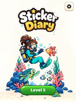 Sticker Diary: Puzzle Game screenshot