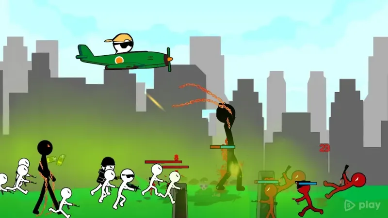 Stickman Army: битва наследия мировой войны 2.3 screenshot 1