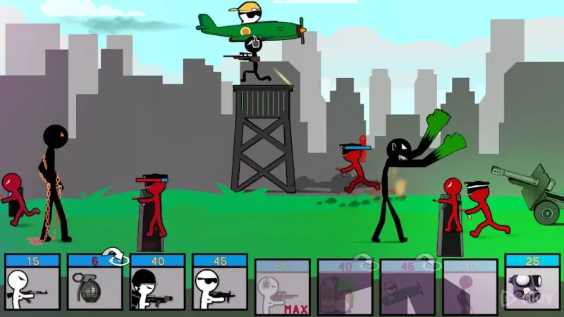 Stickman Army: битва наследия мировой войны 2.3 screenshot 3