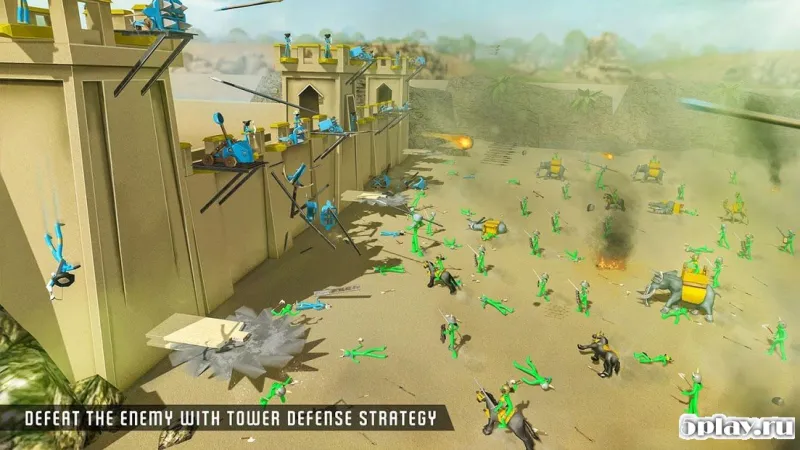 Stickman Castle Defense screenshot 3