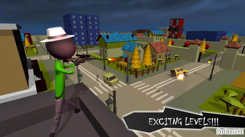 Stickman Crime City Escape screenshot 2