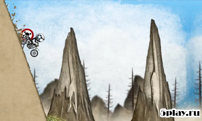 Stickman Downhill Motocross screenshot 2