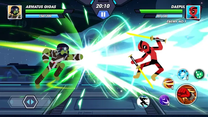 Stickman Fighter Infinity - Super Action Heroes 1.37 screenshot 4