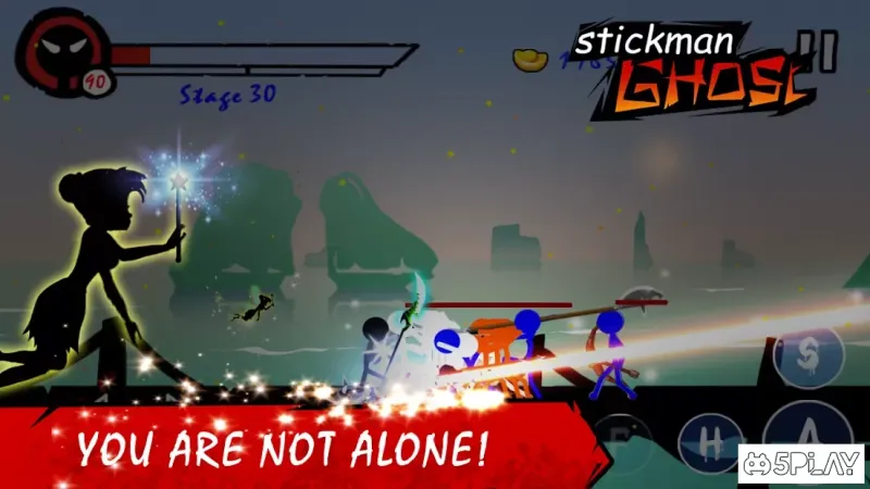 Stickman Ghost: Ninja Warrior: Action Game Offline screenshot 2