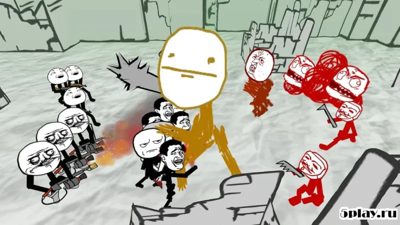 Stickman Meme Battle Simulator screenshot 4