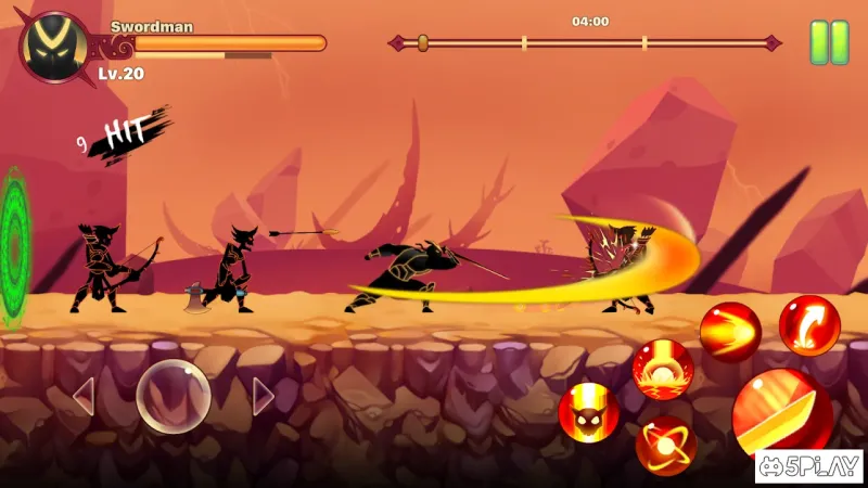 Stickman Ninja: Легенди Воїн-Роллер Гра в тіні 1.2.3 screenshot 2
