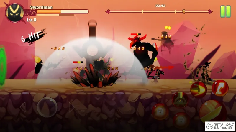 Stickman Ninja: Легенди Воїн-Роллер Гра в тіні 1.2.3 screenshot 3