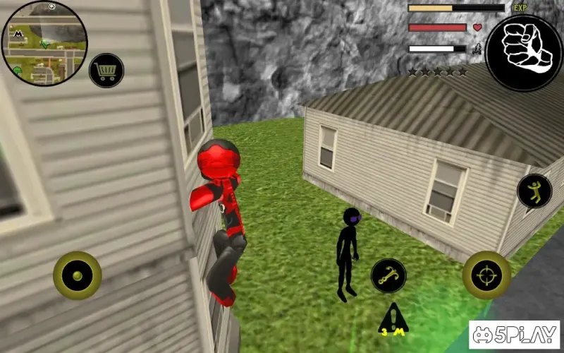 Stickman Rope Hero screenshot 3