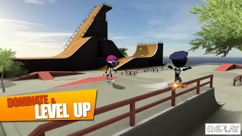 Stickman Skate Battle screenshot 1