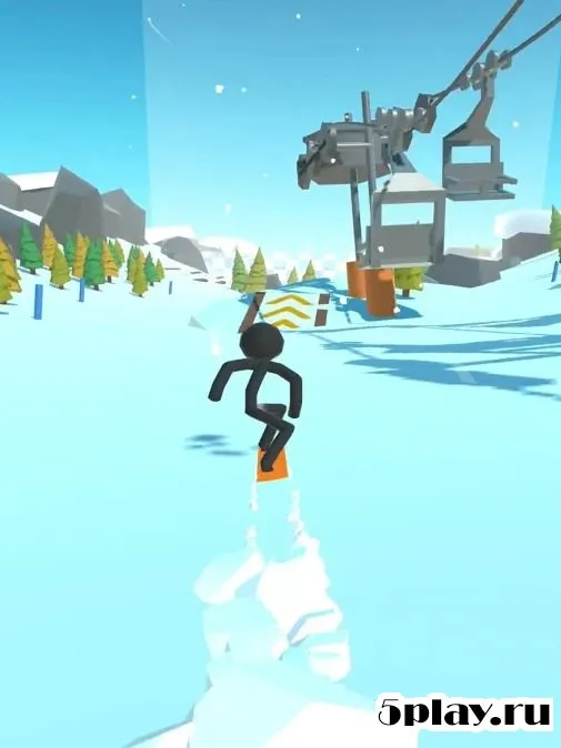Stickman Snow Ride screenshot 3