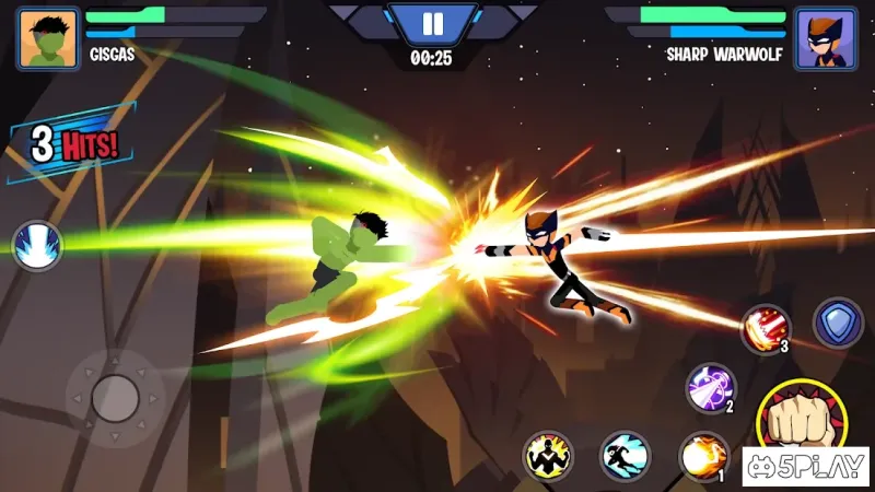 Stickman Superhero - Super Stick Heroes Fight 0.2.3 screenshot 4