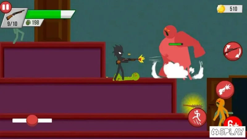 Stickman vs Zombies: Зомби шутер с человечком 1.5.3 screenshot 2