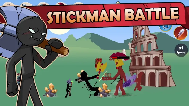 Stickman War Legend of Stick игра стратегия 2021 v1.0 screenshot 2