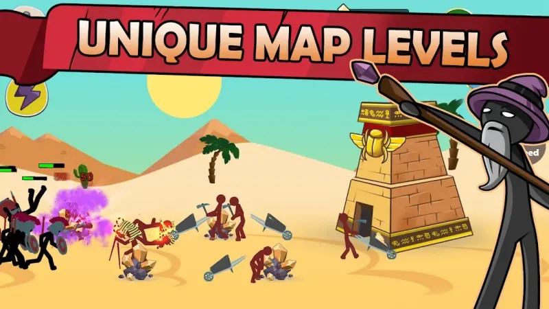 Stickman War Legend of Stick игра стратегия 2021 v1.0 screenshot 4