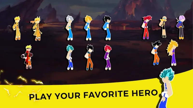 Stickman Warriors Wars - Dragon Shadow Fighter 1.1.4 screenshot 2