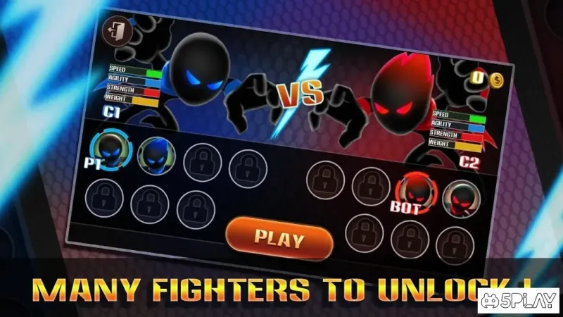 Stickman Warriors:UFB Fighting 1.1.0 screenshot 1