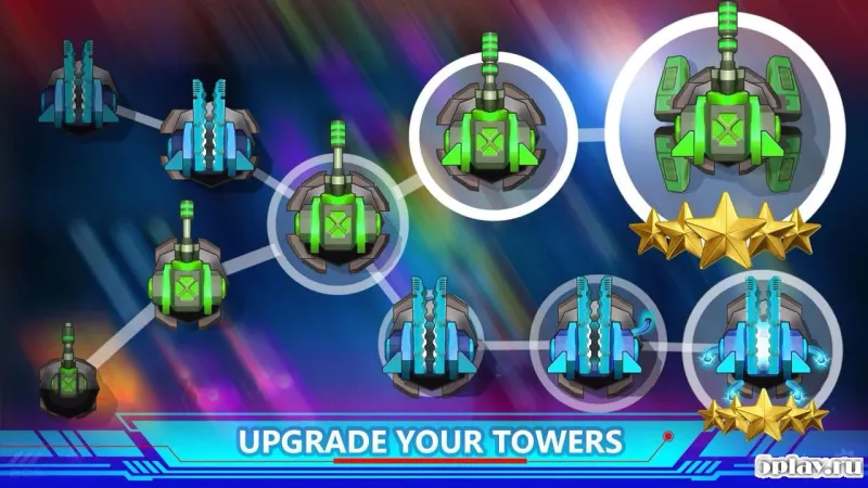 Strategy - Galaxy glow defense screenshot 2