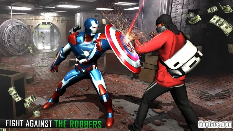 Super Captain Flying Robot City Rescue Mission screenshot 3