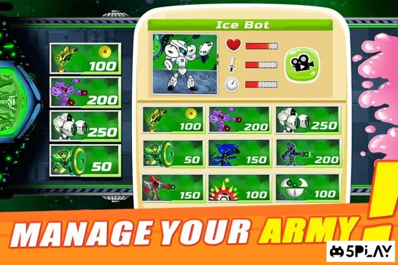 Super Fighting Robots Defense screenshot 1