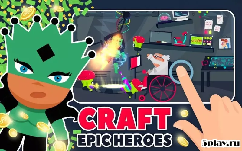 Super Hero Factory : Idle Clicker Tycoon Inc 1.1.1 screenshot 1