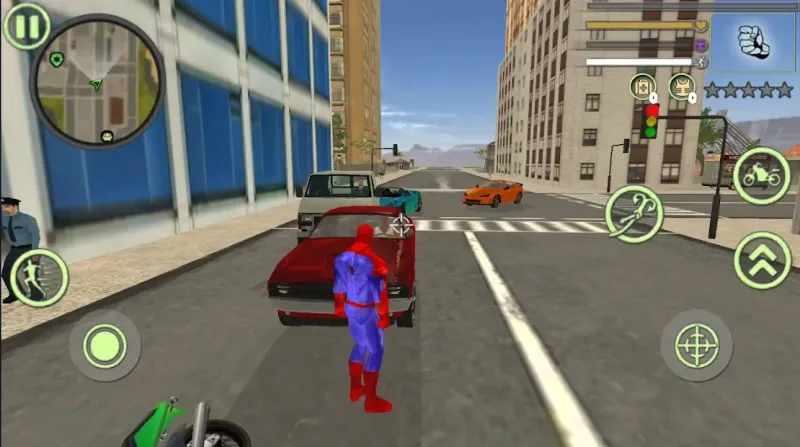 Super Rope Hero Spider Open World Street Gangster 1.0.1 screenshot 3