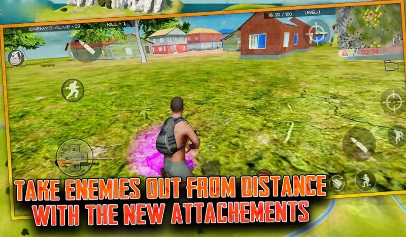 Survival: Fire Battlegrounds v12 screenshot 4