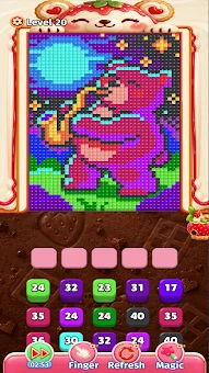 Sweet Teddy Pixel Puzzle World screenshot