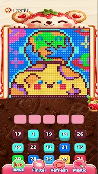 Sweet Teddy Pixel Puzzle World screenshot
