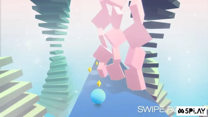 Swipe Rolling - Unlimited Road, Ball and Run 1.04 screenshot 2