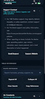 TAB Toolbox screenshot