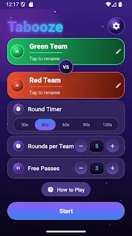 Tabooze: Word Guessing Game screenshot