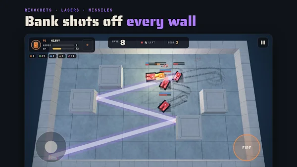 Tank Duel: 2 Player Battle screenshot